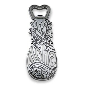 Pineapple Hawaii‎ Aloha Bottle Opener Fridge Refrigerator Magnet Souvenir Metal